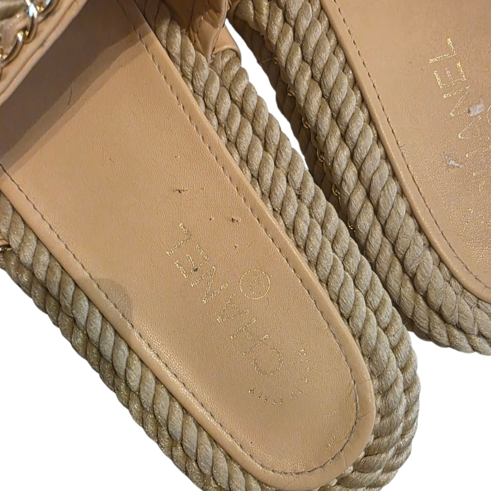 Chanel Rope Slide Sandals - Picture 2 of 5